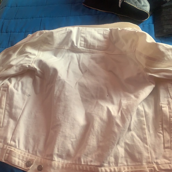 Forever 21 Mens white denim jacket - Picture 2 of 2
